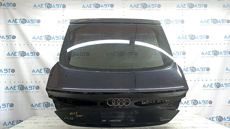 Bare trunk door with glass Audi A5 F5 18-25 5D black LY9B