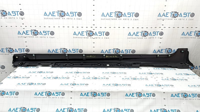 Right threshold Toyota Prius 50 Prime 17-22 graphite, scratches