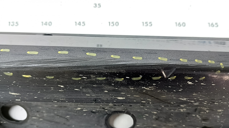 Right threshold Toyota Prius 50 Prime 17-22 graphite, scratches