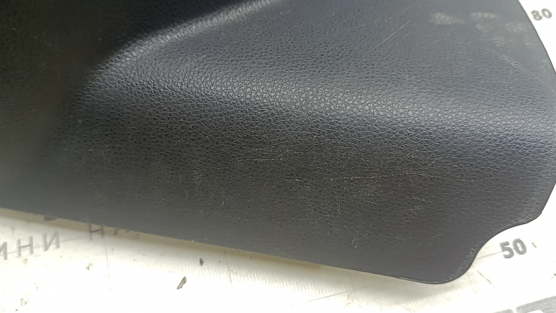 Rear left floor lining Toyota Venza 21-24 black, scratches, marker mark