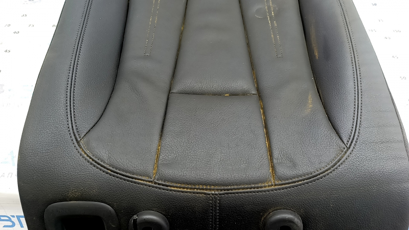 Rear seat back 2nd row left Audi A5 F5 18-19 5D leather black, heated, with rear lining, dry cleanable, dented