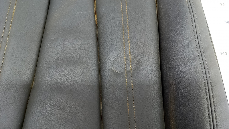 Rear seat back 2nd row left Audi A5 F5 18-19 5D leather black, heated, with rear lining, dry cleanable, dented