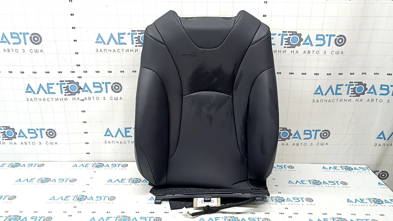 Toyota Prius 50 Prime 17-18 passenger seat backrest upholstery, heated, black leather