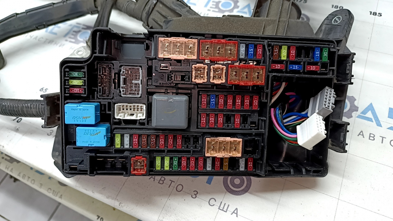 Underhood wiring with fuse box Toyota Prius 50 Prime 17-22 connectors cut along the front