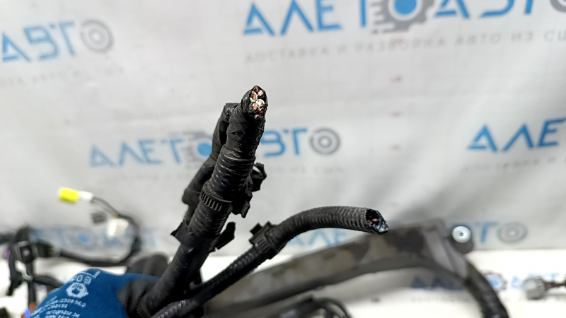 Underhood wiring with fuse box Toyota Prius 50 Prime 17-22 connectors cut along the front
