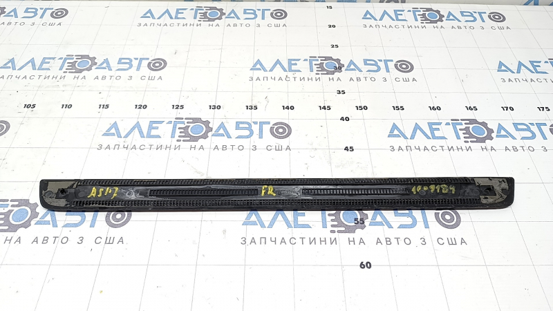 Outer front right threshold trim Audi A5 F5 17-25 5D black with chrome, scratches