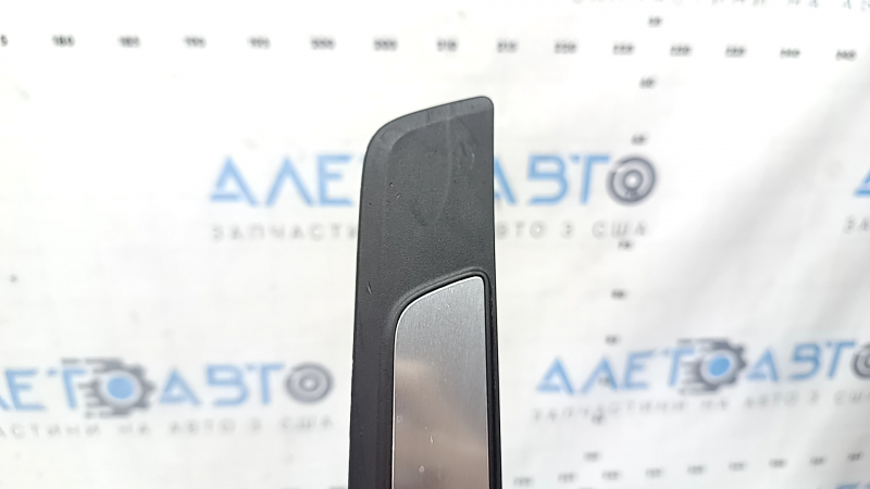Outer front right threshold trim Audi A5 F5 17-25 5D black with chrome, scratches