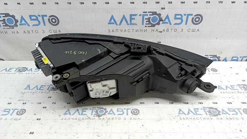 Front left headlight assembly Audi A5 F5 18-19 LED, yellowing LED, scratches, needs polishing