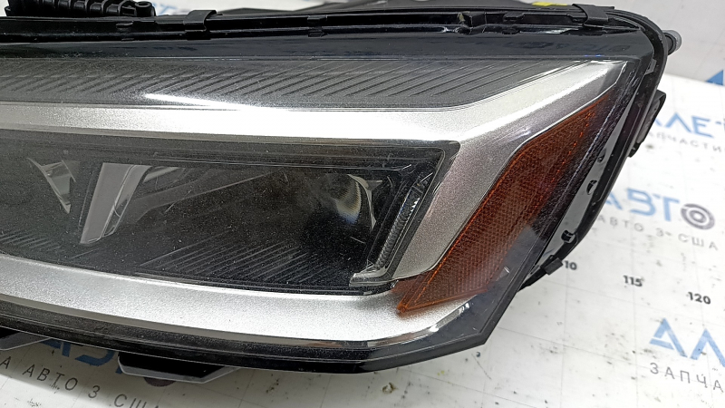 Front left headlight assembly Audi A5 F5 18-19 LED, yellowing LED, scratches, needs polishing