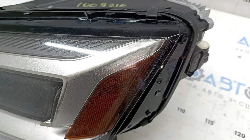 Front left headlight assembly Audi A5 F5 18-19 LED, yellowing LED, scratches, needs polishing