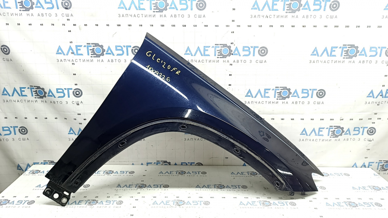 Front right wing Mercedes W167 GLE 20-23 aluminum, blue 890