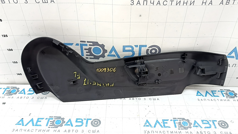 Left side driver's seat trim for Toyota Prius 50 Prime 17-22, black, electrically powered, scratches