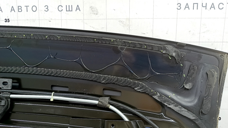 Panorama assembly Audi A5 F5 18-25 5D black curtain, scratch, swollen tint on the front window