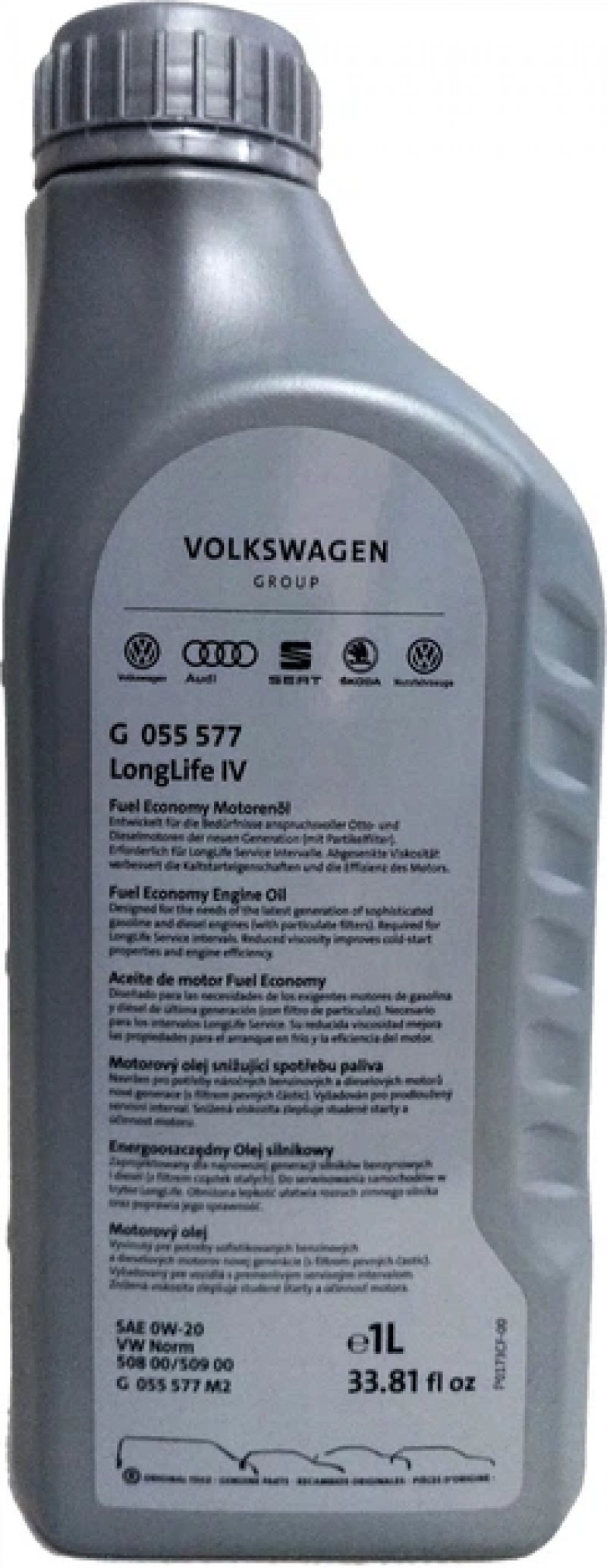 Motor oil VAG 0W-20 SP, 1l, synthetic