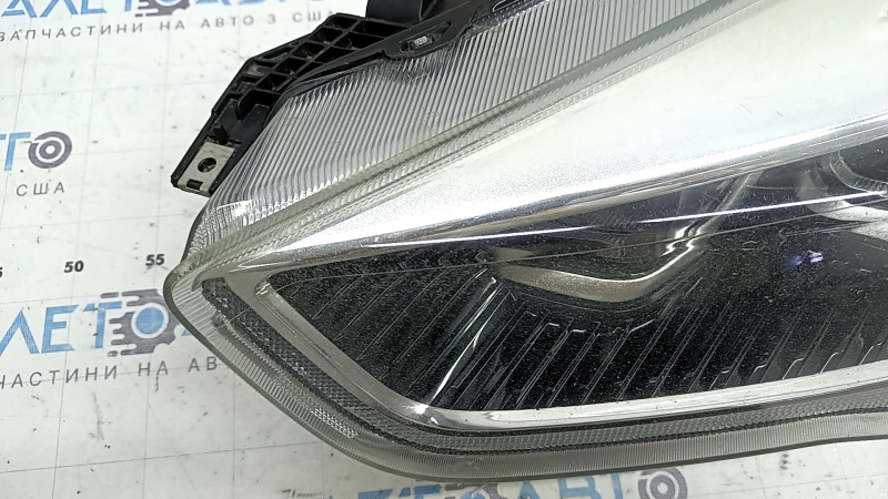Left front headlight assembly Ford Escape MK3 17-19 rest xenon + LED, light, polished, scratches, cobwebs