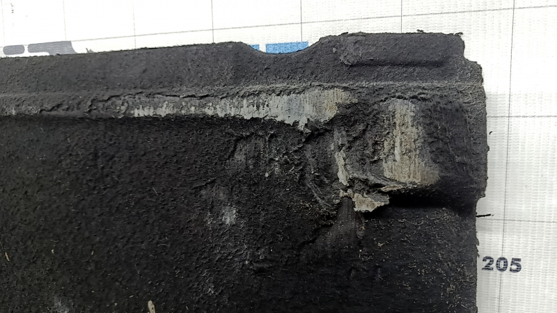 Rear engine protection Audi A5 F5 18-24, tears, worn