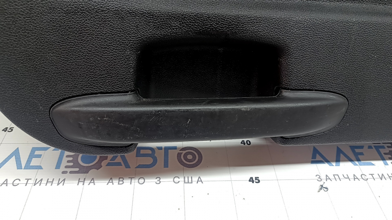 Lower tailgate trim for Ford Escape MK3 17-19 rest, black, with handle, scratches, worn, broken fastener
