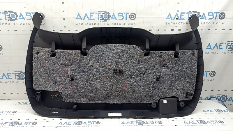 Lower tailgate trim for Ford Escape MK3 17-19 rest, black, with handle, scratches, worn, broken fastener