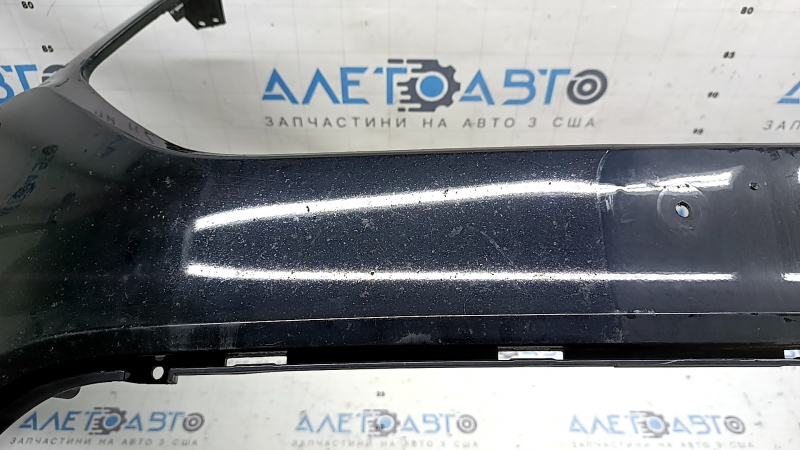 Front bumper bare Ford Escape MK3 17-19 rest, for parking sensors, black, chips