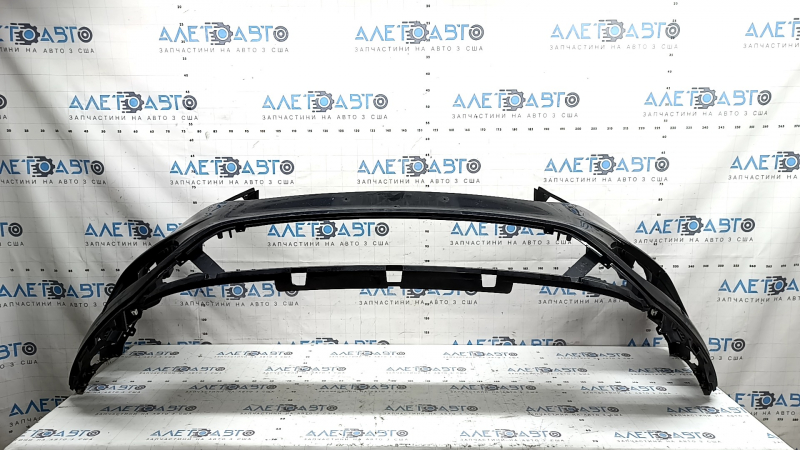 Front bumper bare Ford Escape MK3 17-19 rest, for parking sensors, black, chips