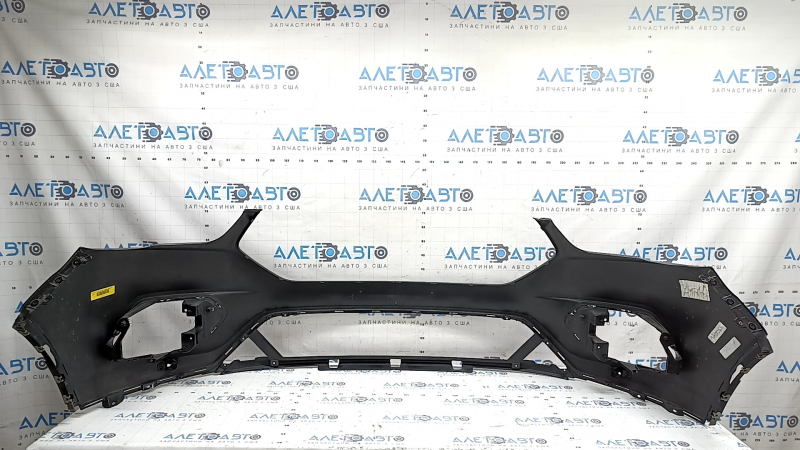 Front bumper bare Ford Escape MK3 17-19 rest, for parking sensors, black, chips