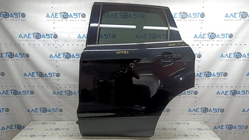 Rear left door assembly Ford Escape MK3 13-19 tinted, black G1, bumpers