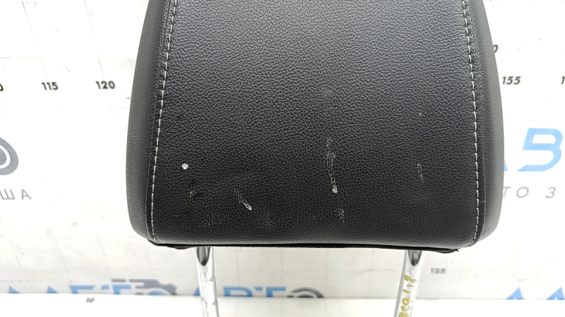 Front right headrest Ford Escape MK3 17-19 rest, black leather, dent, dry cleanable