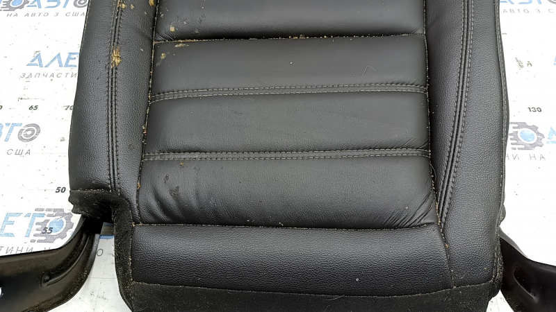 Rear seat cushion, 2nd row, right, Ford Escape MK3 13-19, black leather, dry cleanable