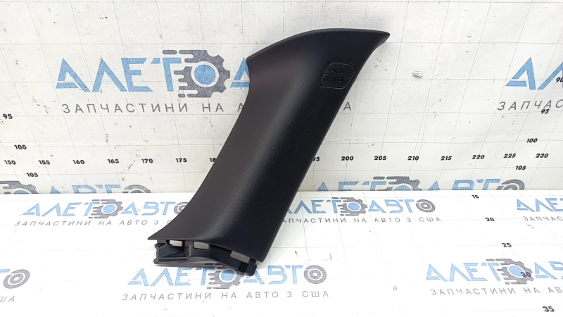 Left rear pillar trim Infiniti QX50 19-25 front, black, with plug, scratches