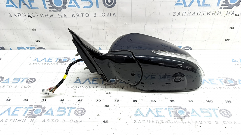 Left side mirror assembly Infiniti QX50 19-22 16 pins, auto-folding, camera, turn signal, blue