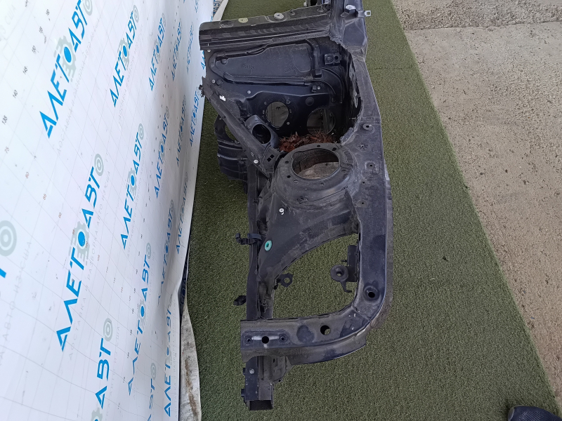 Front left quarter BMW 4 F36 15-20 Gran Coupe, sawn off with central pillar, black