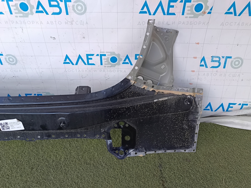 Rear panel BMW 4 F36 15-20 Gran Coupe graphite, drilled, black