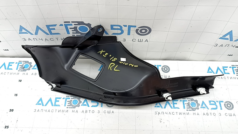 Inner rear left door sill trim BMW X3 G01 18-24 black, worn