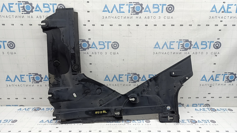 Rear left underbody protection Audi A5 F5 18-25 cracked, worn