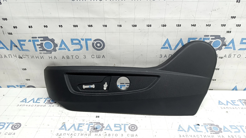 Driver's seat control cover for Infiniti QX50 19-25, black, electric, with lumbar support