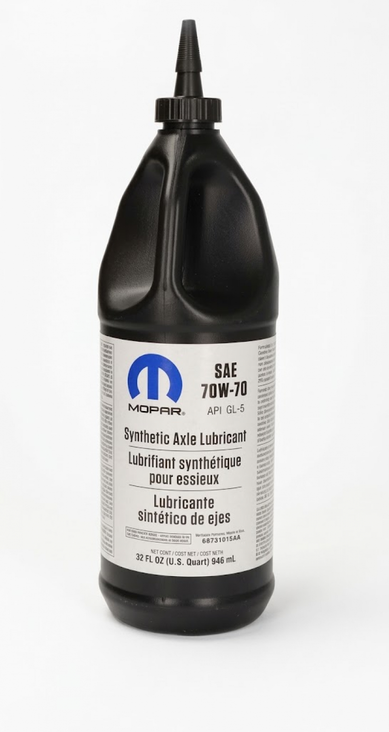 Mopar Axle transmission oil 70w-70 gl-5, 0.946 l, synthetic