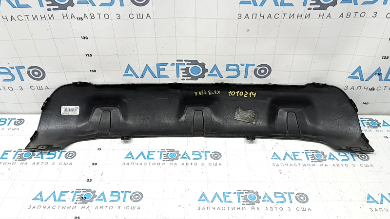 Lower rear bumper trim BMW X3 G01 18-21 gray, without towbar, scratches