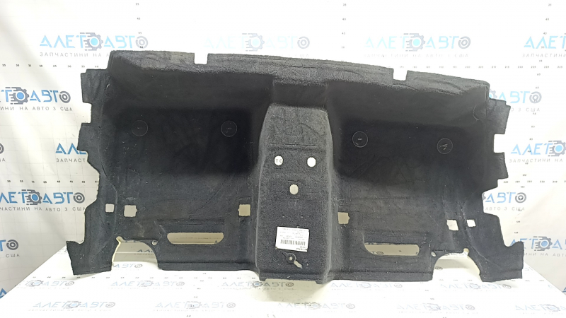 Rear floor covering BMW 5 G30 17-20 black, dry cleanable
