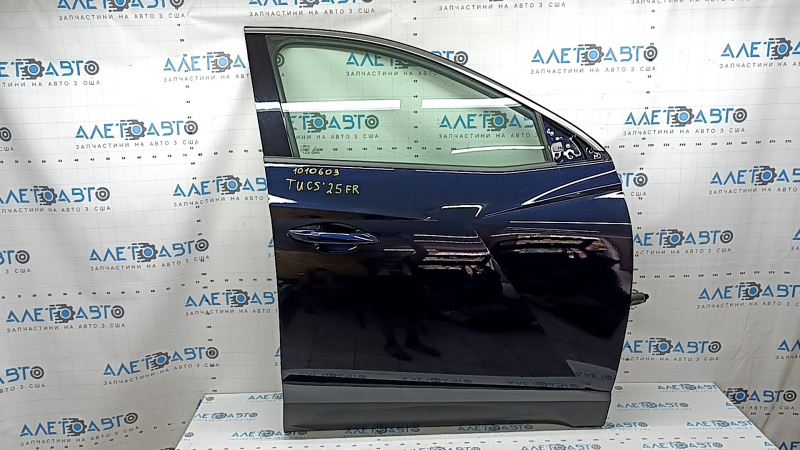 Door assembly front right Hyundai Tucson 23-26 Korea, Keyless, blue PS8