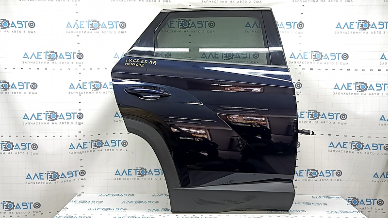Rear right door assembly Hyundai Tucson 23-26 Korea, tinted, blue PS8