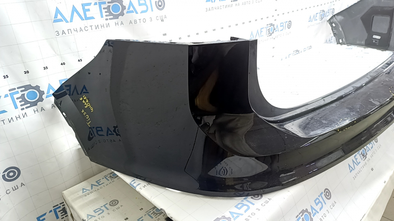Rear bumper bare upper part VW Tiguan 18-24 black, cracked mount, scratches