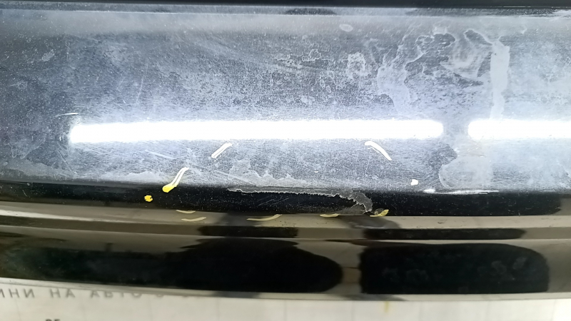 Rear bumper bare upper part VW Tiguan 18-24 black, cracked mount, scratches