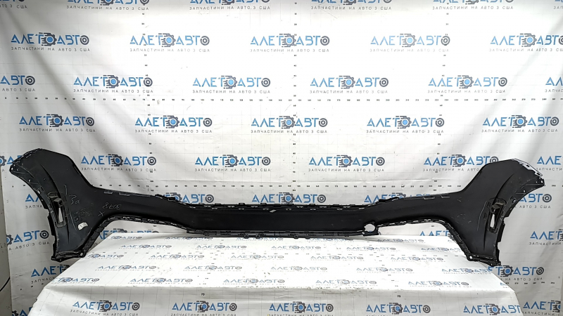 Front bumper bare VW Tiguan 22-24 black, scratches, cracked mount