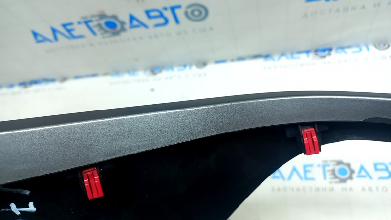 Front panel central molding Toyota Camry v70 18-24 dark gray, scratches