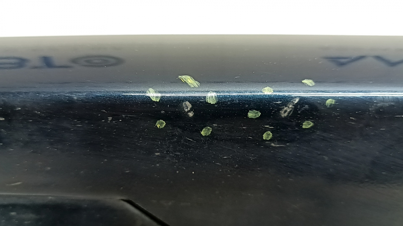 Left threshold Toyota Camry v70 18-24 LE/XLE blue 221, scratches, sand