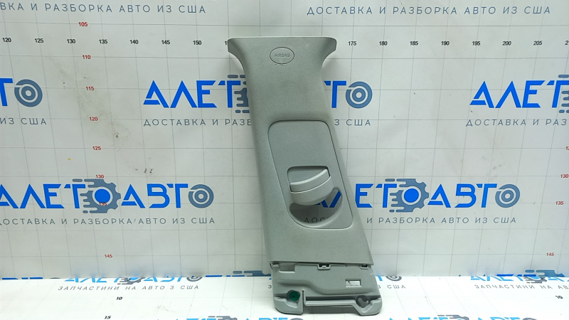 Center pillar trim, upper belt, left, Kia Niro 17-22, gray, dents, scratches