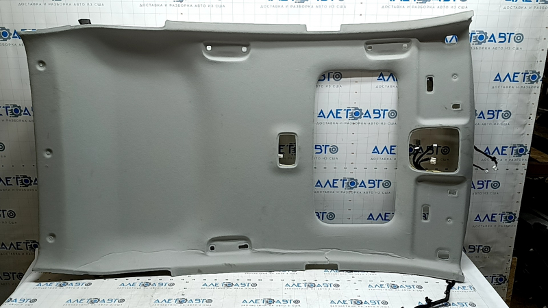 Kia Niro 17-22 gray headlining, under sunroof, needs cleaning, creases, tears, scratches