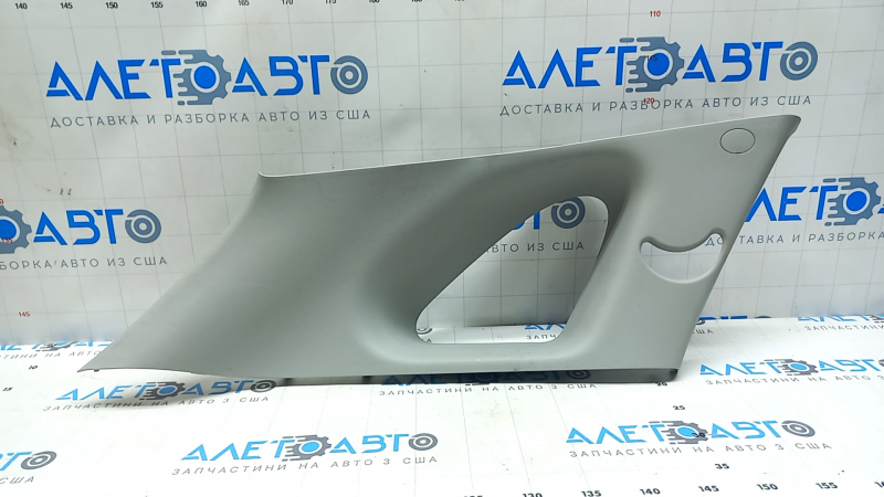 Left rear pillar trim Kia Niro 17-22 HEV, PHEV gray, scratches, broken mount