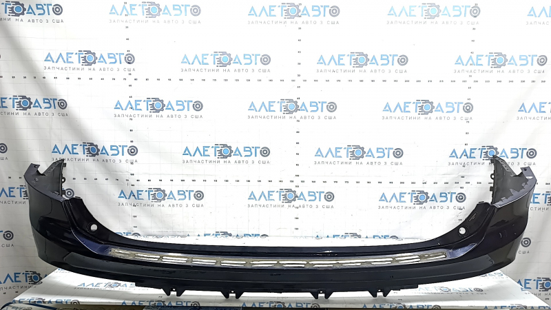 Rear bumper bare upper part Volvo XC90 16-19 without autoparking, blue