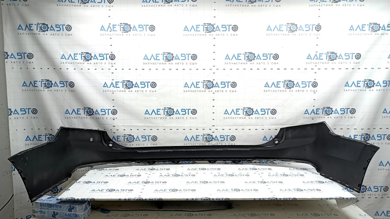 Rear bumper bare upper part Volvo XC90 16-19 without autoparking, blue